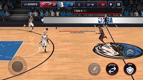 NBA Live Mobile Button Glitches